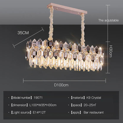 Decorbites™ Kristall-Leuchter: Postmoderne Wohnzimmer-Esszimmer-Schlafzimmer-Lampe, Luxus & Kreativ