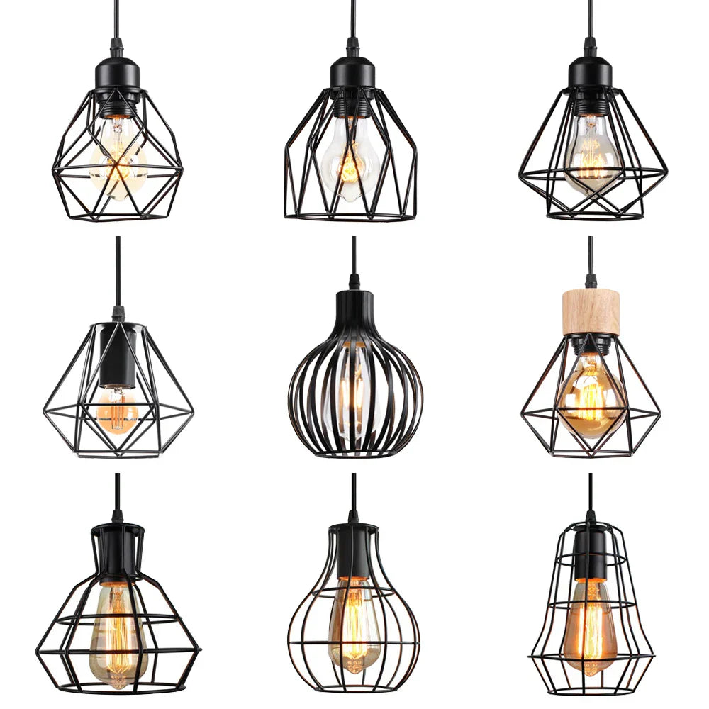 Decorbites™ Industrielles Loft-Pendant-LED-Deckenleuchte für die Dekoration im Wohnzimmer, Küche und Zuhause