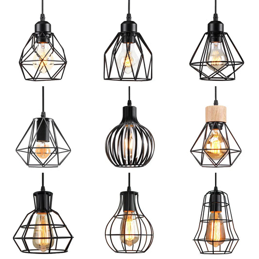 Decorbites™ Industrielles Loft-Pendant-LED-Deckenleuchte für die Dekoration im Wohnzimmer, Küche und Zuhause