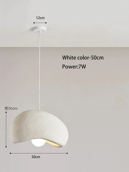 DecorBites™ Cream Cloud Chandelier: Modern LED Pendant Lamp for Home, Restaurant, Bar