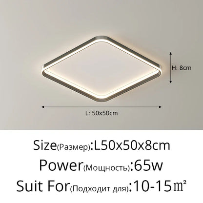 DecorBites™ LED Ceiling Chandelier for Living Room Kitchen Dining Study Modern Indoor Lighting