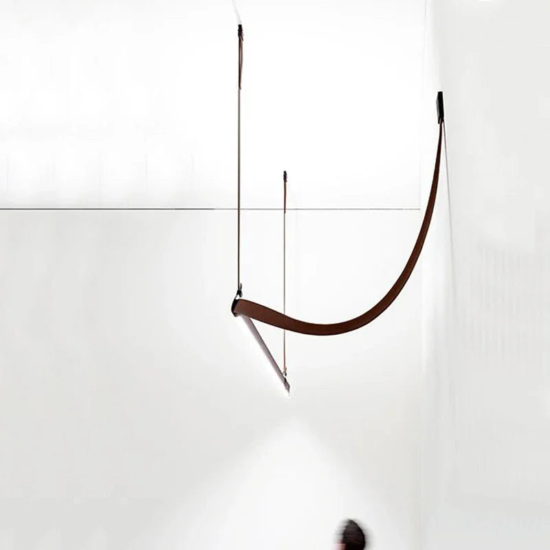 Decorbites™ Ledergürtel-Leuchter-Hängeleuchte für modernes minimalistisches Heimdekoration