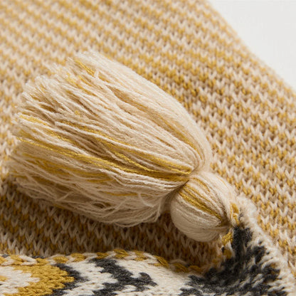 Decorbites™ Ethnische Boho-Decke – Weiche und warme Umhüllung für Frühlings-Picknicks, Camping und Heimdekoration