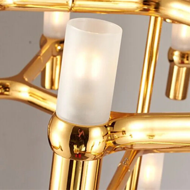 DecorBites™ Crown Major Chandelier: Modern Luxury LED Light for Kitchen, Hotel, Living Room