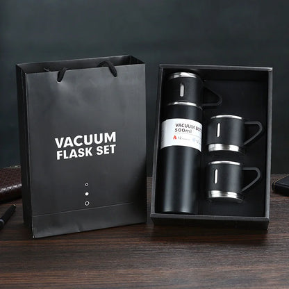 DecorBites™ 500ML Stainless Steel Vacuum Insulated Water Bottle - Ideal for Hot and Cold Drinks