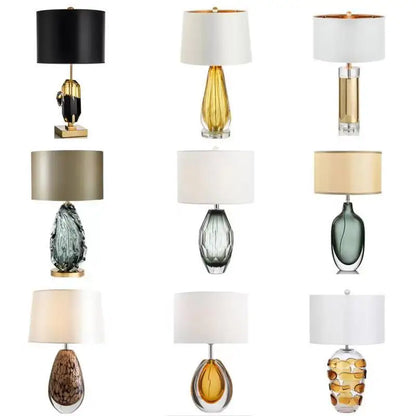 Decorbites™ Glas-Tischleuchte: Moderne Kunst-LED-Schreibtischlampe für Zuhause und Hotel