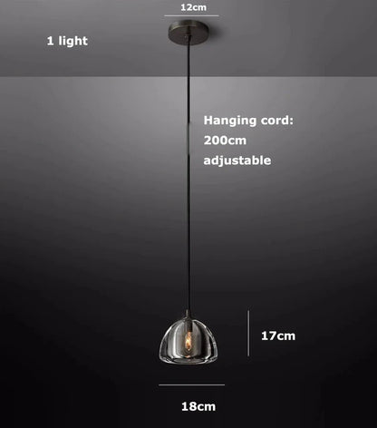 DecorBites™ K9 Crystal Chandelier Lighting for Dinning Room & Corridor