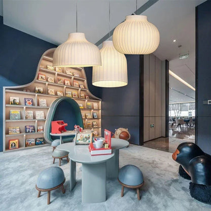 Decorbites™ Japanisches Nordisches Design LED Seidenleuchten für Wohnzimmer und Restaurant