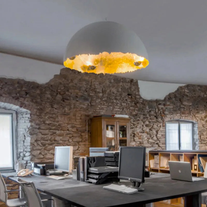 Decorbites™ Eierschalen-Acrylharz-Kugelleuchte - Studiobeleuchtung für Restaurants