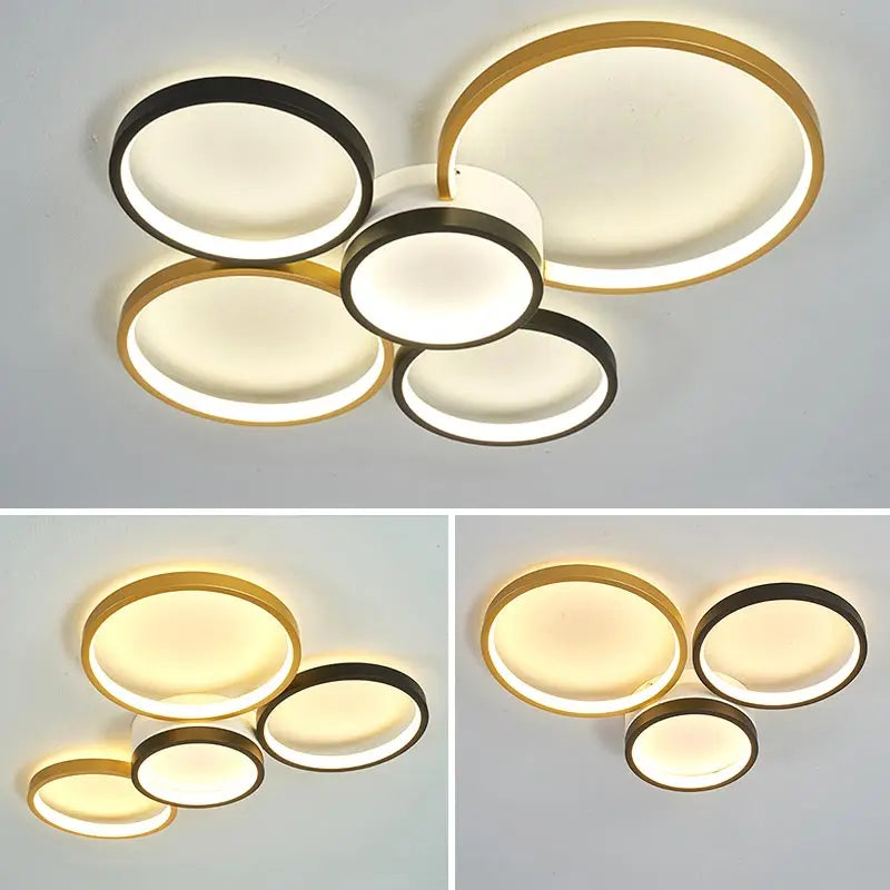 White LED Remote Chandelier