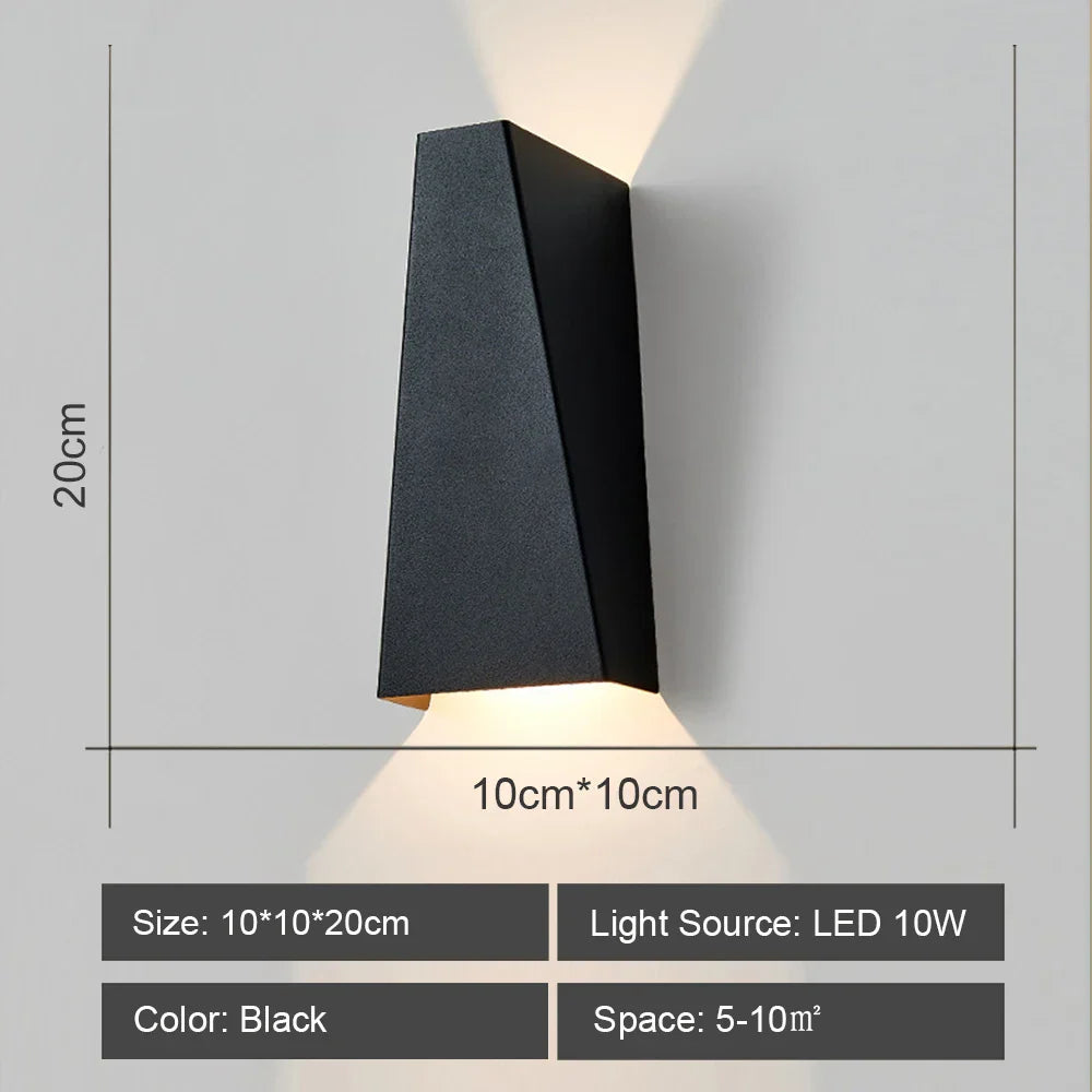 Decorbites™ LED-Acrylic-Wandlampenschirm für Schlafzimmer Wohnzimmer Heimdekoration