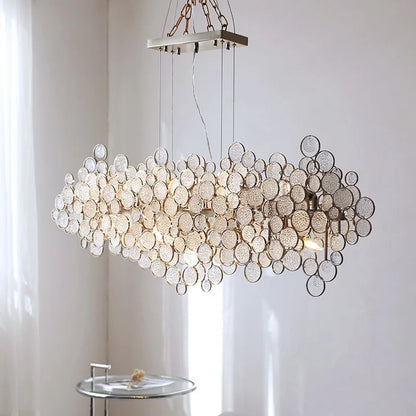 Decorbites™ Glas-LED-Kronleuchter: Moderne Luxus-Designer-Pendantleuchten für Wohnzimmer, Schlafzimmer, Arbeitszimmer