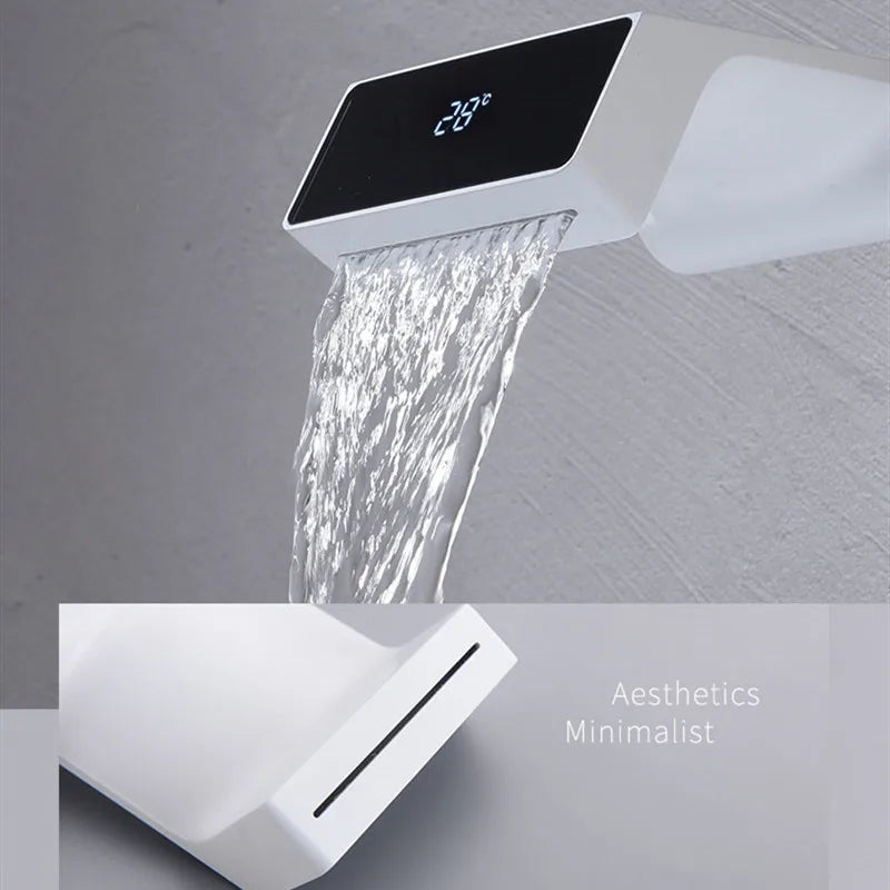 Brass Wall LED Faucet