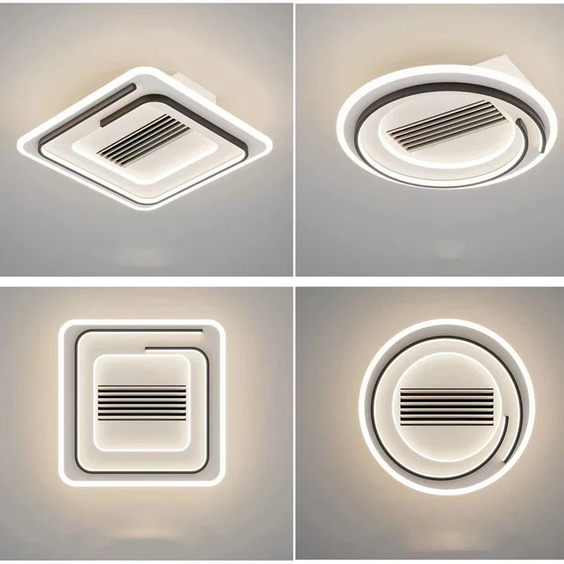 Decorbites™ LED-blattloser Deckenventilator mit Fernbedienung für modernes Wohnzimmer