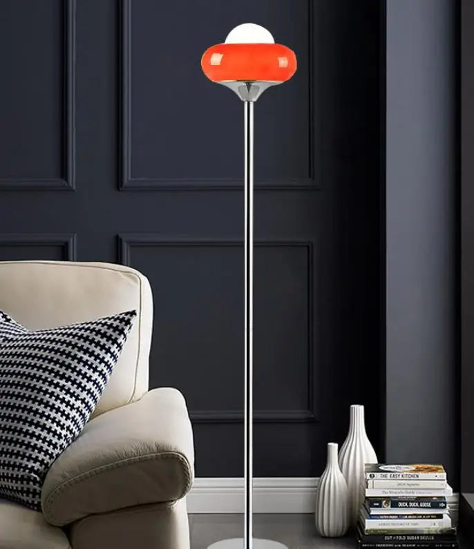 Decorbites™ Guzzini Moderne Bauhaus-Tischlampe Schlafzimmer Arbeitszimmer Wohnzimmer Retro Gelb Creme