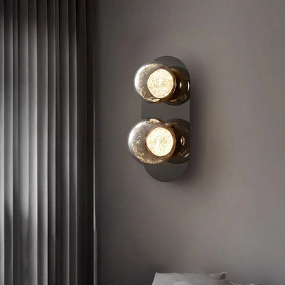 Decorbites™ Graue Glaswandlichter: Modernes Luxus-Home-Decor-Fixture für das Wohnzimmer