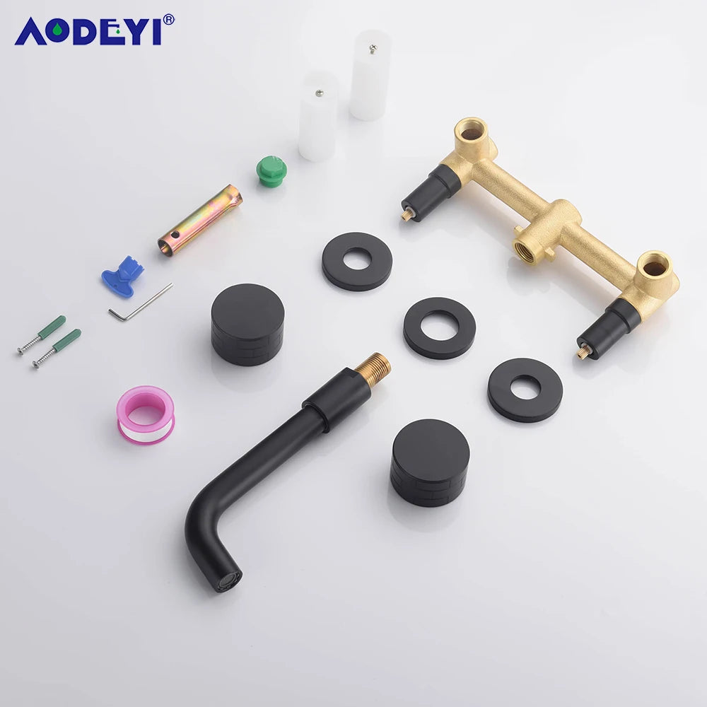 Black Wall Mounted Faucet