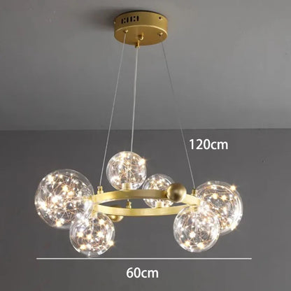 Decorbites™ Kristall-Leuchter: Moderne Treppen-Pendantlampe für Wohnzimmer, Innenbeleuchtung