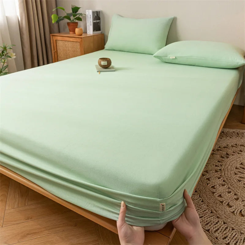 Decorbites™ Grobe Baumwoll-Bettwäsche für Queensize mit Spannbettlaken und Kissenbezügen