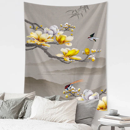 Decorbites™ Fliegender Kran Wandhänger Tapisserie für Zuhause Retro Wanddekoration