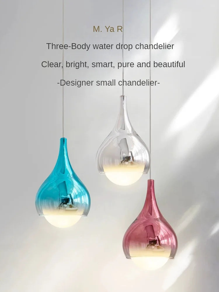 DecorBites™ LED Water Droplet Ceiling Chandelier for Home Decor Lighting