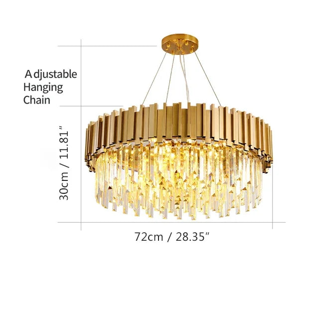LED Crystal Ceiling Chandelier