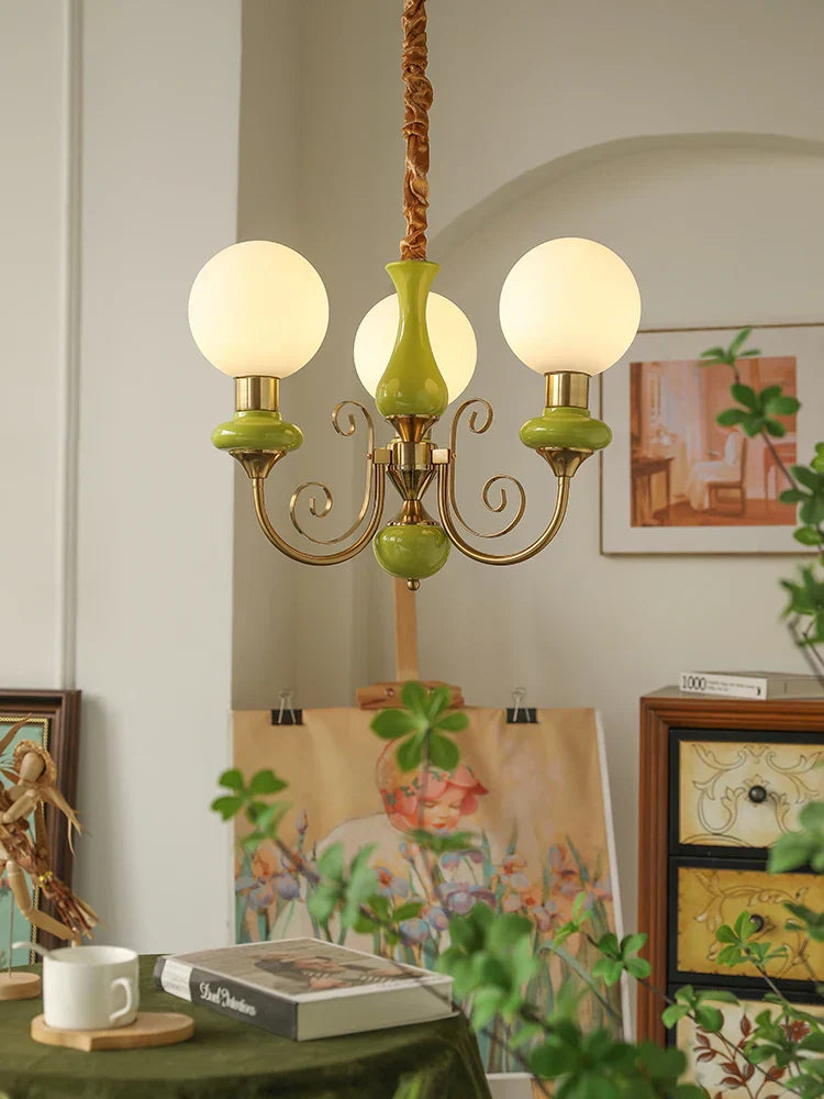 DecorBites™ Cream Style LED Chandelier for Bedroom, Living Room, Dining Room