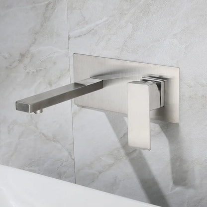 DecorBites™ Brushed Gold Basin Faucet Set Blanoir SS Mixer Tap Combination.