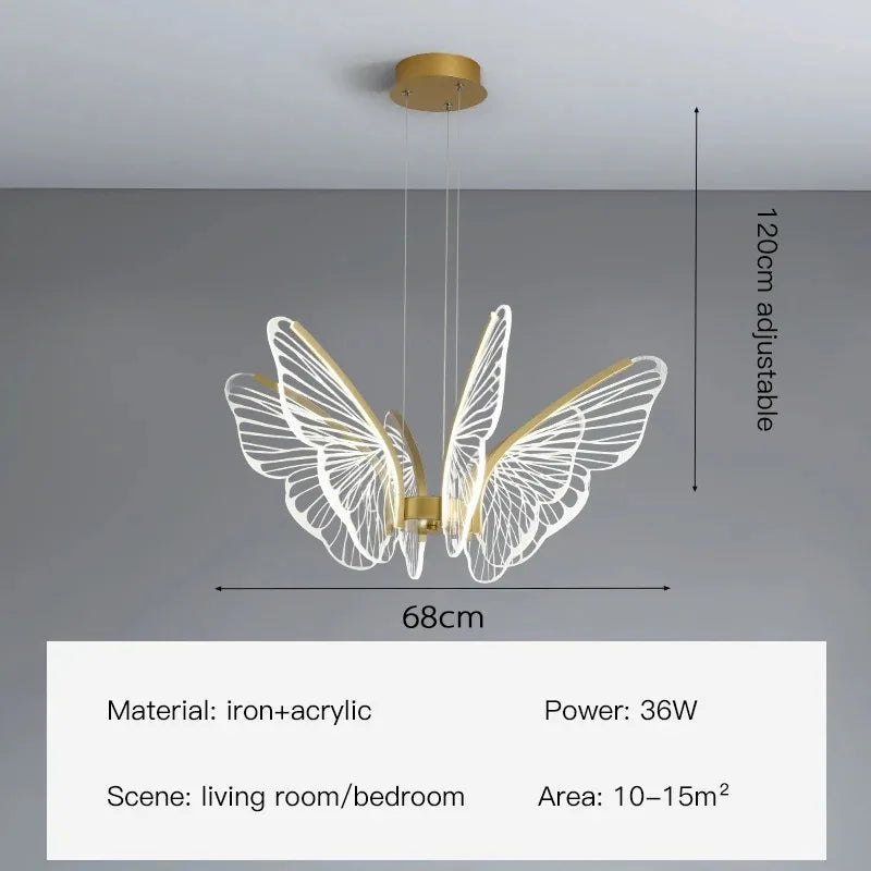 Decorbites™ LED-Schmetterlings-Lüster: Moderne Leuchten für die Einrichtung des Zuhauses