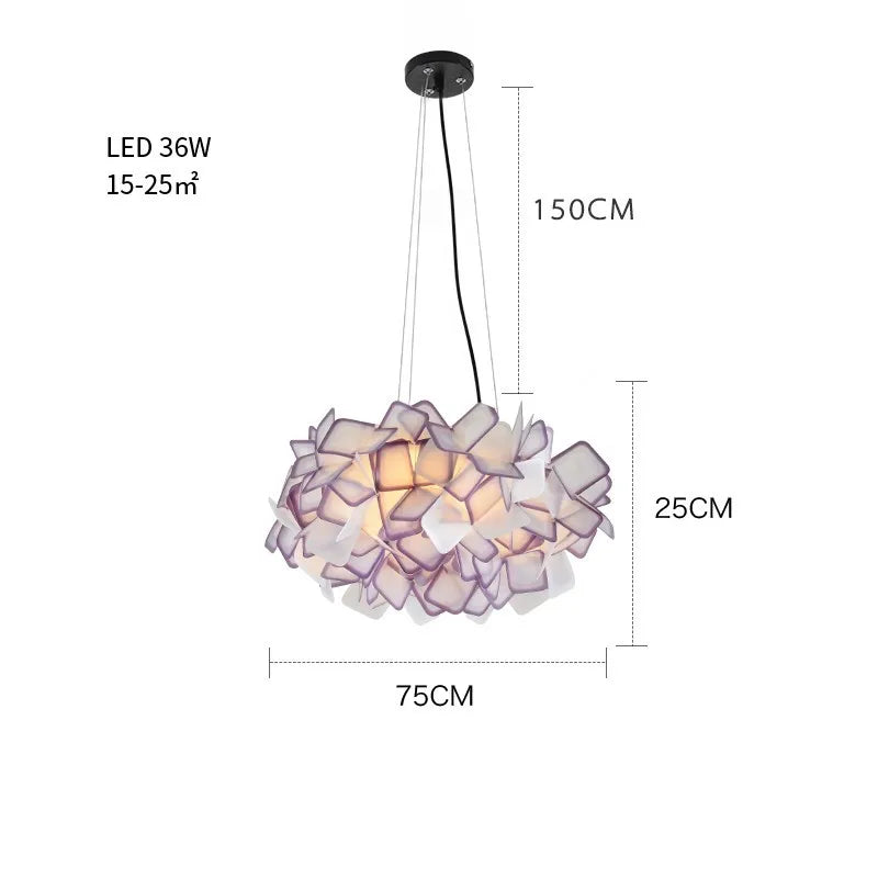 Decorbites™ Clizia LED-Kronleuchter – Neues Design Acryl Aufhängung Schlafzimmer Café-Lichter
