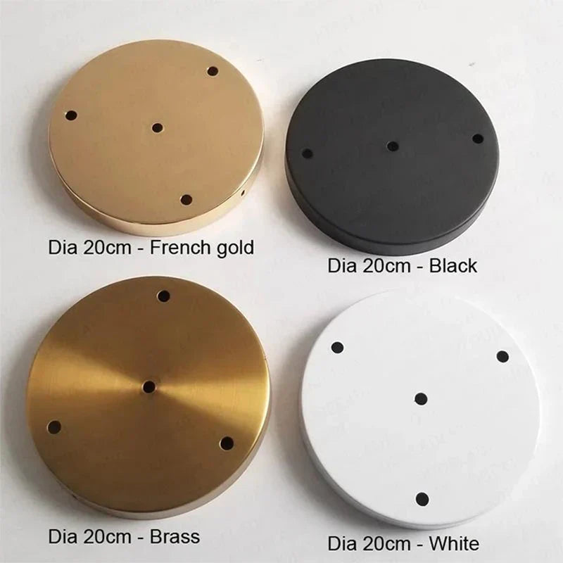 Gold Brass LED Pendant