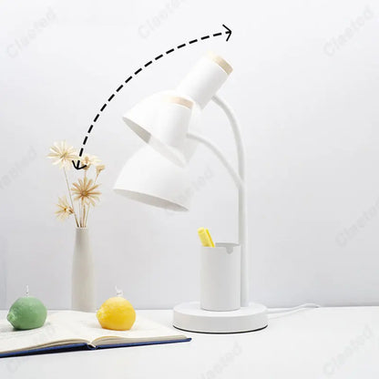 Decorbites™ Niedliches nordisches Schreibtischleuchte mit Stifthalter für Home-Office und Schlafzimmer
