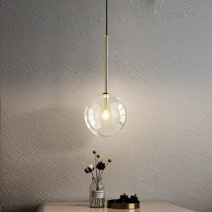 Decorbites™ Klar-Glas-Kugelleuchter-Hängeleuchte für Esszimmer-Schlafzimmer-Dekor-Beleuchtung