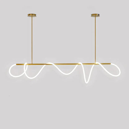 Decorbites™ Circle Note Linear Light: Modern minimalist nordisches Pendellicht für Schlafzimmer, Wohnzimmer