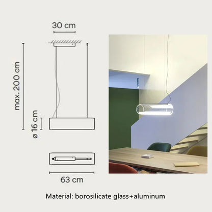 Decorbites™ Glas-Zylinder-Leuchter: Elegante Innenbeleuchtung für Wohnzimmer & Esszimmer