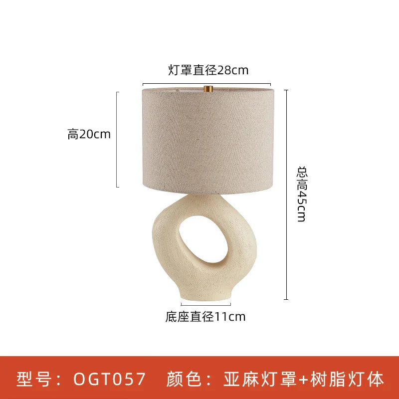 Decorbites™ Japanisches Wabisabi-Tischleuchte E27 Wohnzimmer Schlafzimmer Dekor-Beleuchtung