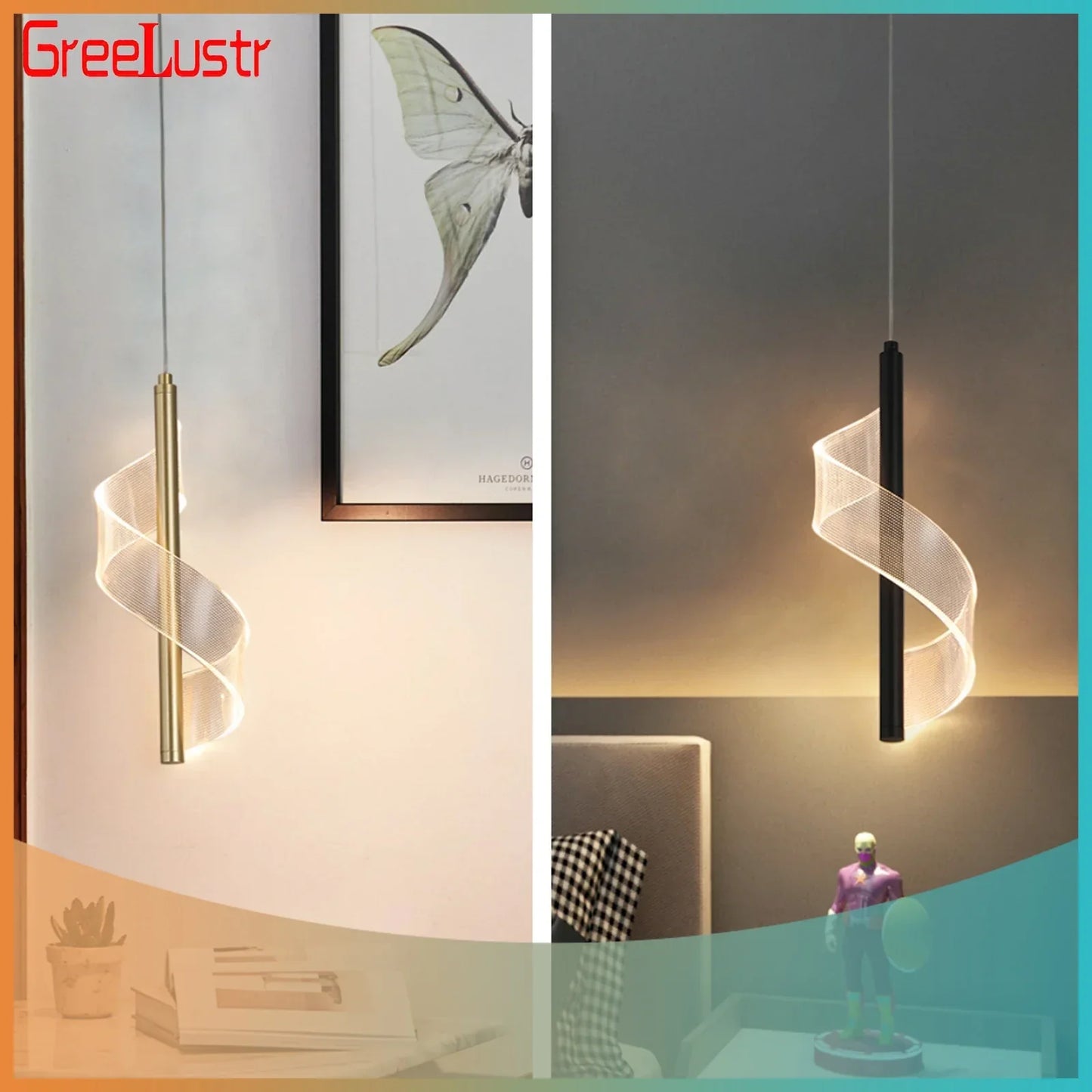 Decorbites™ LED-Hängeleuchter Deckenleuchte für Wohnzimmer Esszimmer Küche Heimdekoration