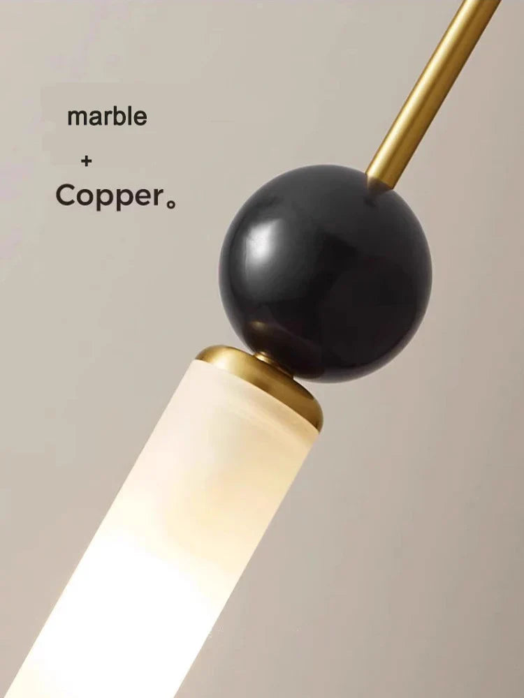 Decorbites™ Kupfer-Wandleuchte: Moderne nordische Marmor-Pendantleuchte für Wohnzimmer & Schlafzimmer
