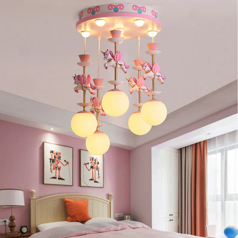 Decorbites™ Kinder-Deckenleuchter: Moderne LED-Hängeleuchte für die Dekoration des Mädchenzimmers