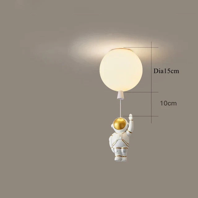 Glass Astronaut Pendant Light