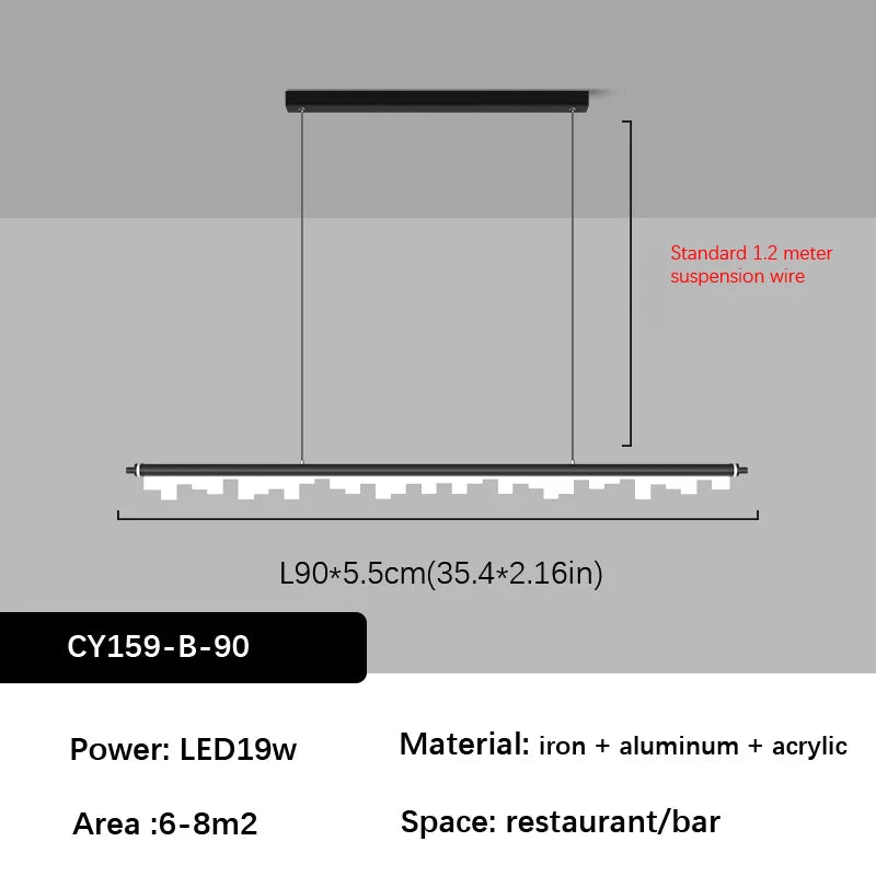 Decorbites™ LED-Hängeleuchter für Esszimmer Kücheninsel Bar Deckenbeleuchtung