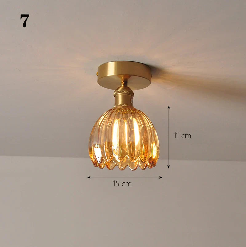 Decorbites™ Glas-Schirm-Hängeleuchte für Küchen-Gang-Schlafzimmer LED-Leuchten-Armaturen