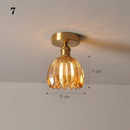 Decorbites™ Glas-Schirm-Hängeleuchte für Küchen-Gang-Schlafzimmer LED-Leuchten-Armaturen