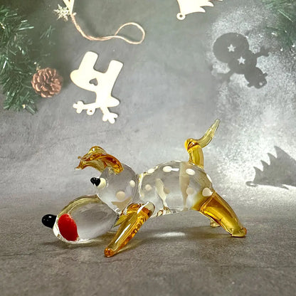 Decorbites™ Kristall-Cartoon-Welpe-Figur Tischdekoration - Lieblings-Weihnachtsgeschenk für Mädchen
