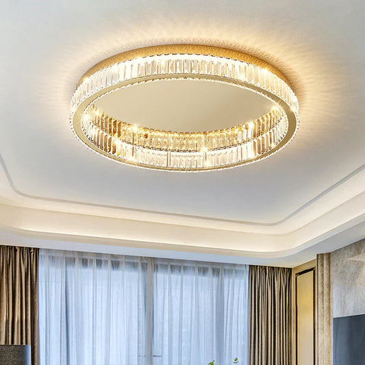 Decorbites™ Kristall-LED-Deckenleuchter für Beleuchtung im Wohnzimmer, Schlafzimmer und Heim