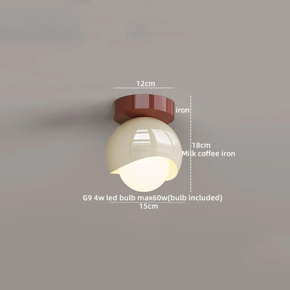 Decorbites™ Glas-Eisen-LED-Deckenleuchte moderne Heimdekoration