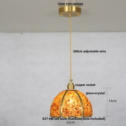 Decorbites™ Kristallglas LED-Hängeleuchte: Moderne nordische Stil Pendellampe für die Hausdekoration