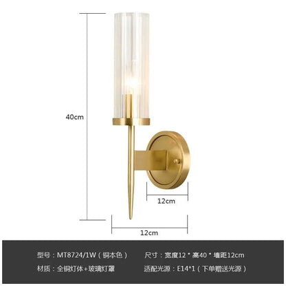 Decorbites™ Kupfer-Wandleuchte für elegante Innenbeleuchtung