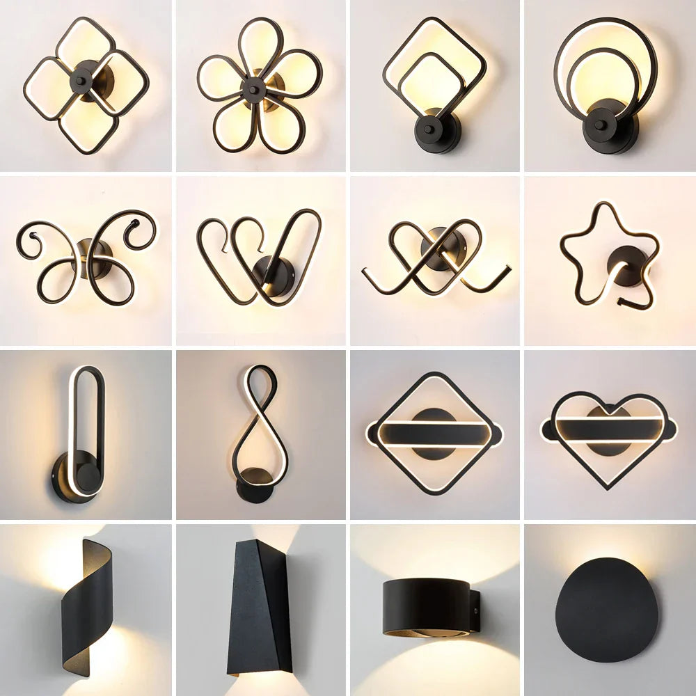 Decorbites™ LED-Acrylic-Wandlampenschirm für Schlafzimmer Wohnzimmer Heimdekoration