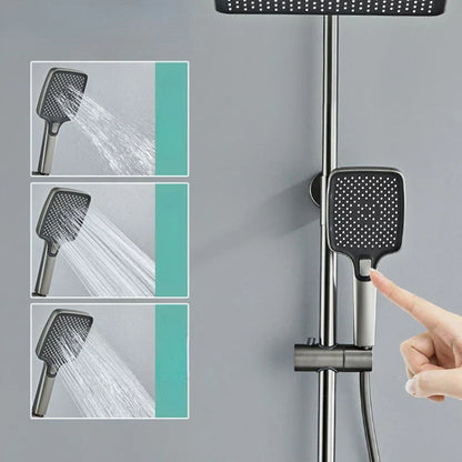 DecorBites™ Digital Display Brass Thermostatic Shower Faucet Set for Bathroom